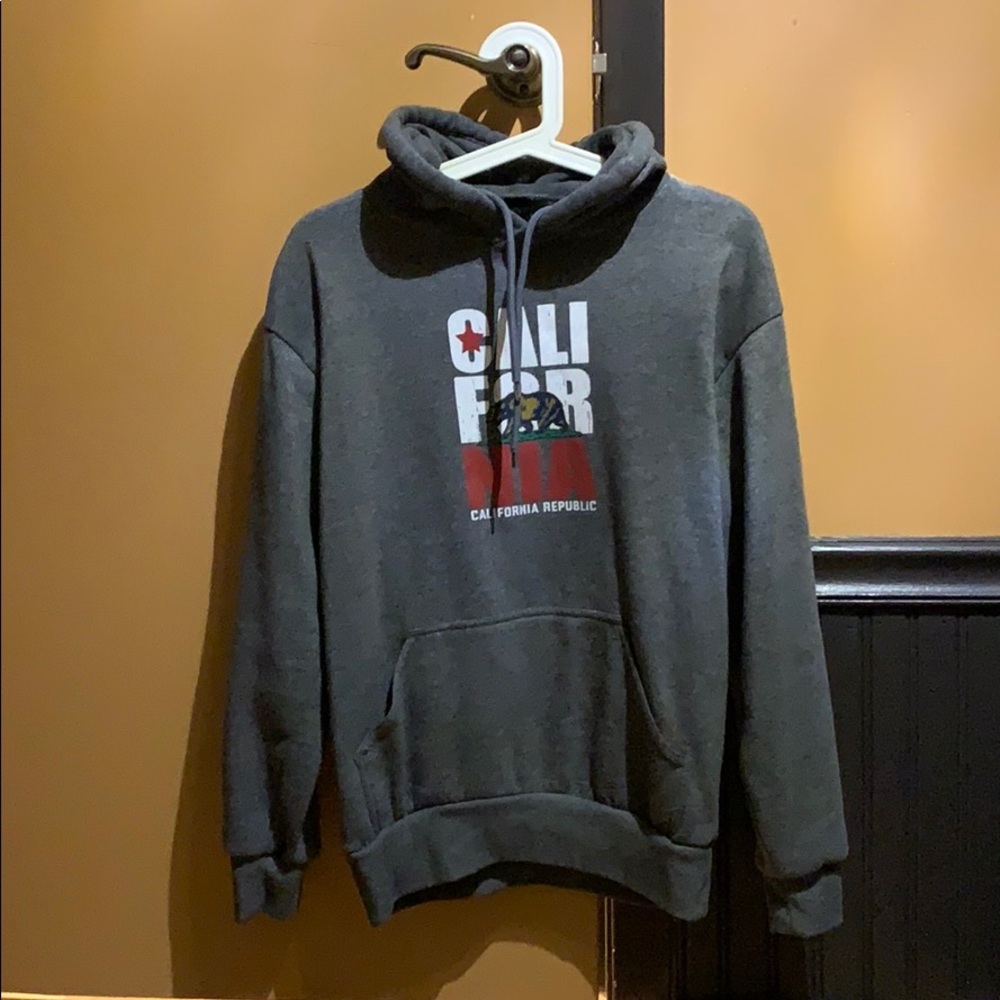 California Republic grey hoodie